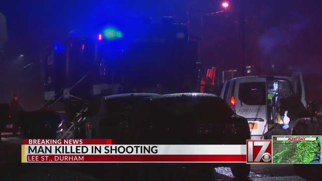 Man shot dead in Durham on Lee Street, police say - YouTube