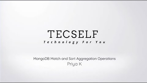 MongoDB Match and Sort Aggregation Operations #Part8