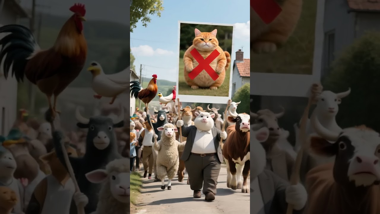 Smart Fat Cat & Lion Babies | Shocking Animal Story 