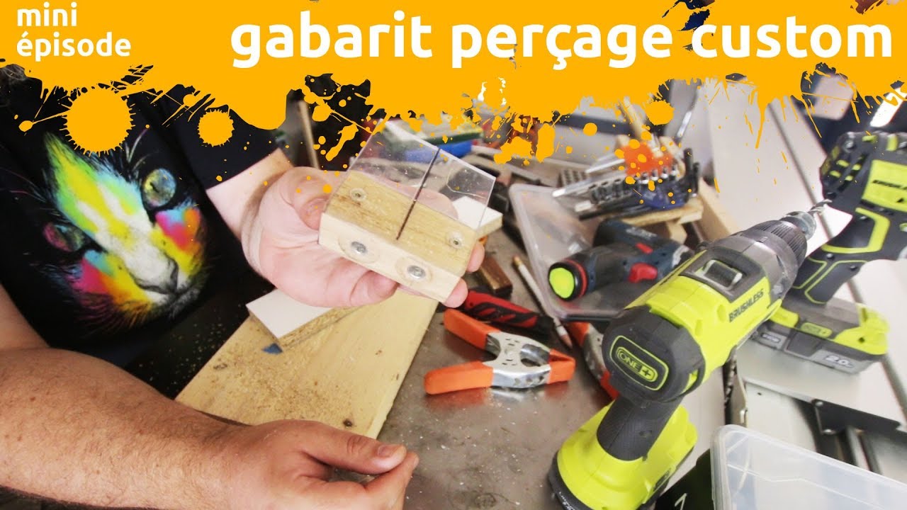 Découvrez le gabarit de perçage bois à main levée en vidéo sur