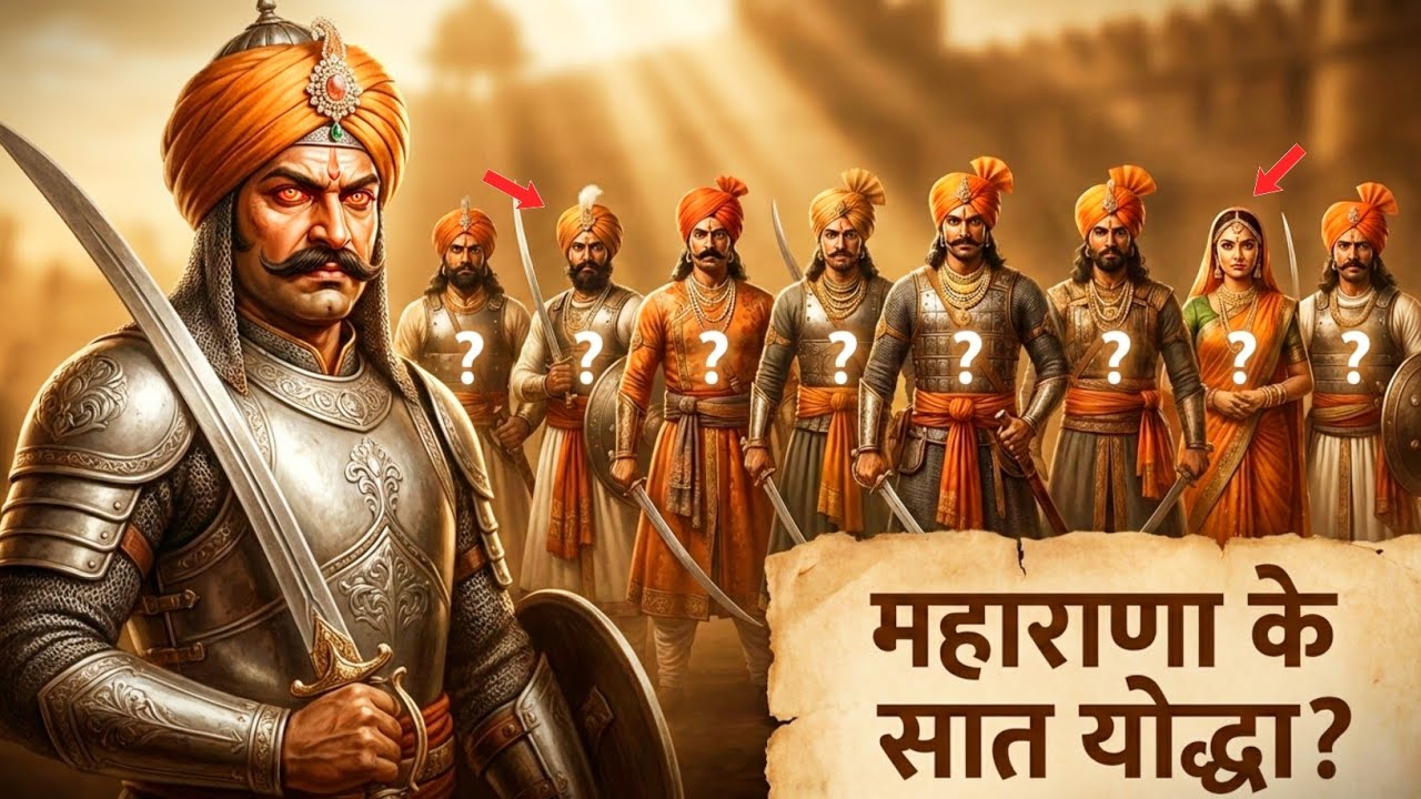 "महाराणा के सात वीर योद्धा " Seven Epic worrior.