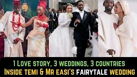 Inside Temi Otedola & Mr Eazi’s Fairytale Wedding Across 3 Countries