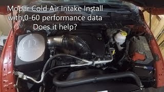 Sports Performance Mopar Cold Air Intake install on 2017 RAM 5.7 Hemi - Product # - 77070023AD