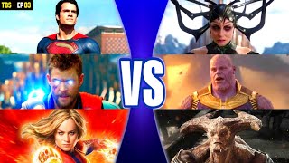 Thor,Superman and Captain Marvel Vs Hela,Thanos and Steppenwolf in Hindi || TBS - Ep 03