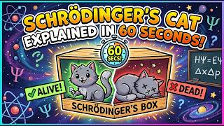 Schrodinger's Cat Explained in 60 Seconds!