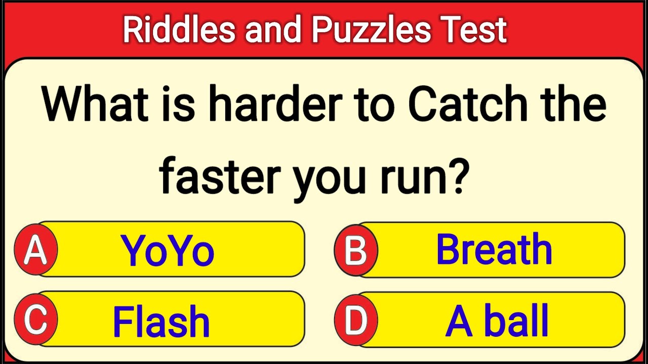 Challenging Riddles and Common Sense Puzzles || Only Genius Can Answer ...
