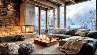 Cozy Winter Evening in a Country House ❄️ Silent Candlelight Ambience for Sleep & Calm screenshot 4