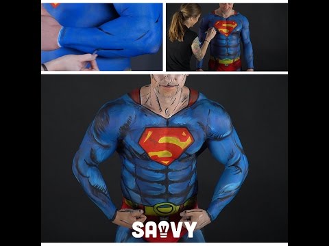superman-body-paint