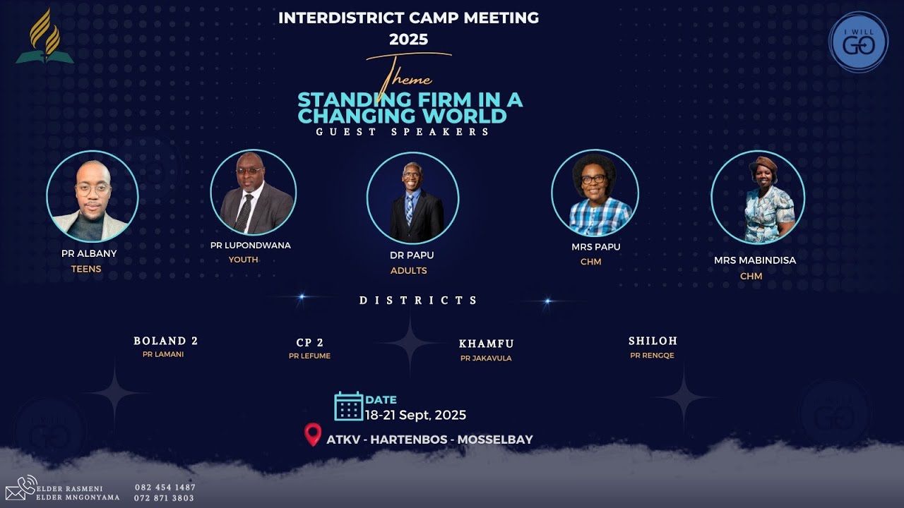 Interdistrict Camp Meeting 2025-Hartenbos