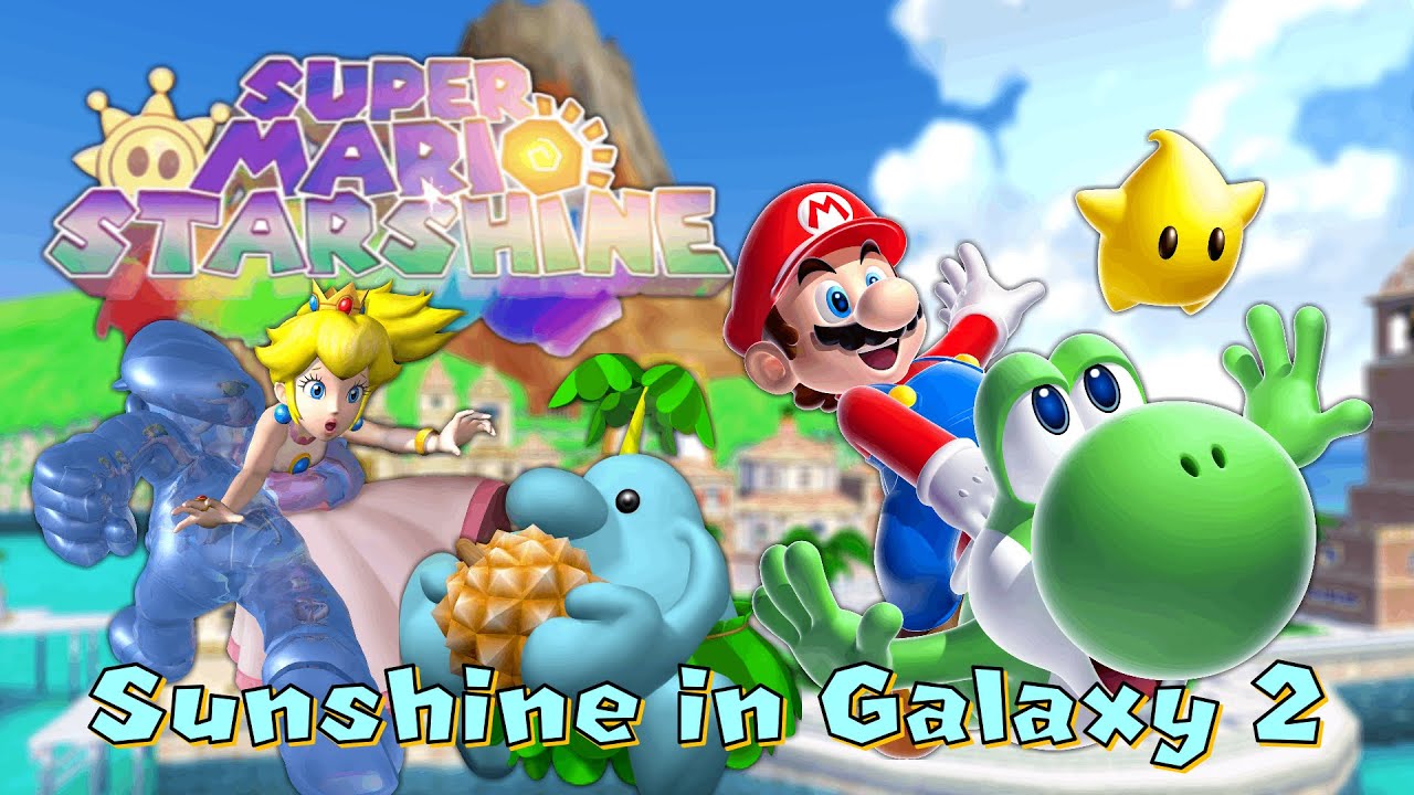 Super Mario Sunshine In Galaxy 2 | Mod & Fangame Showcase.