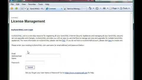 How to Register Your SonicWALL Firewall