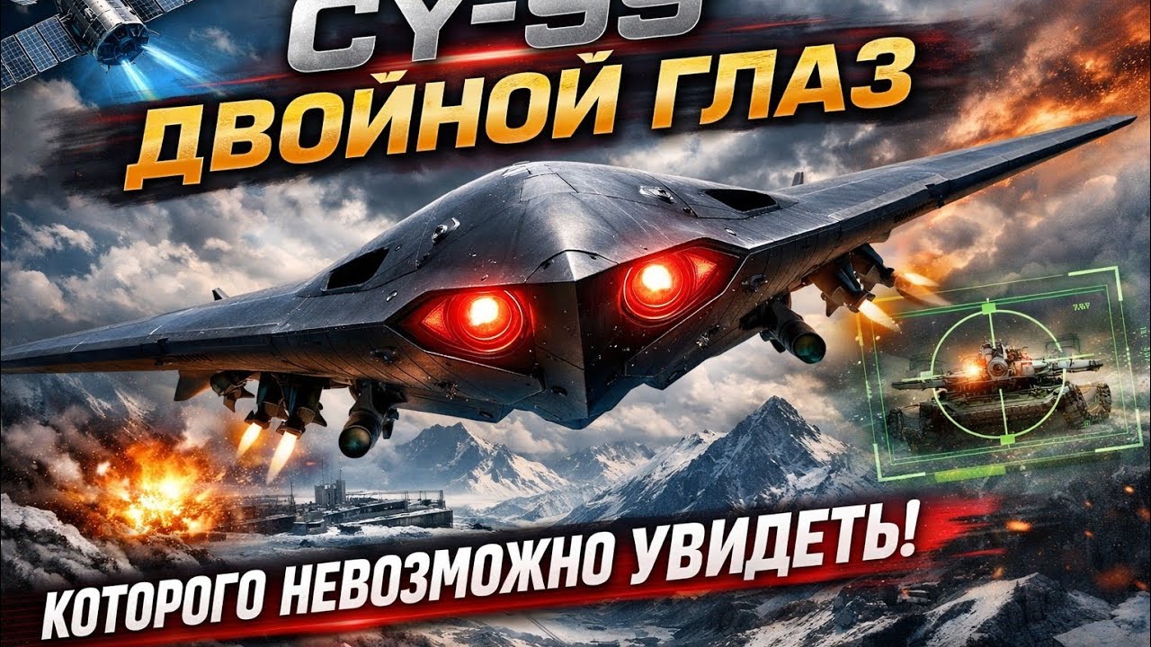CY-99 «Двойной Глаз» — Новый российский беспилотник, которого невозможно увидеть!