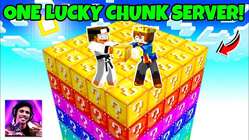 How To Make One Lucky Block Chunk Server Like GamerFleet | Minecraft