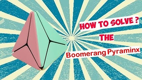 MoYu Boomerang Pyraminx
