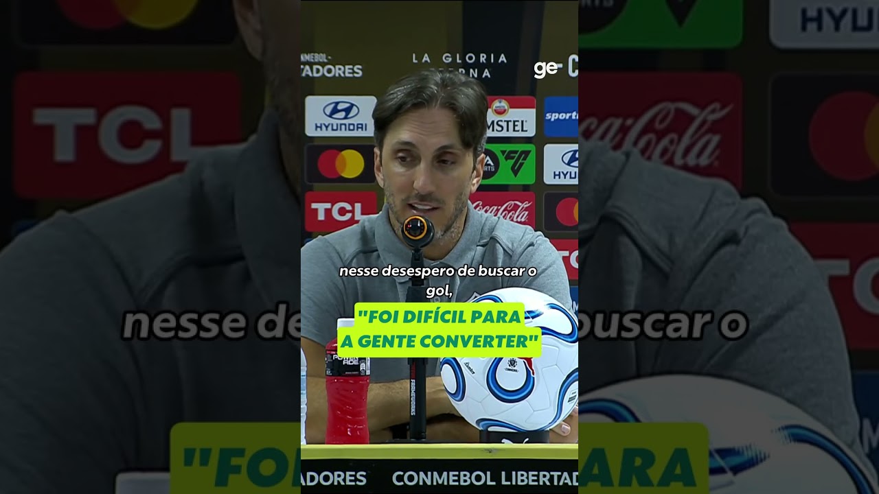 ZUBELDÍA LAMENTA CHANCES PERDIDAS PELO FLUMINENSE CONTRA O LA GUARIA | #shorts | ge.globo