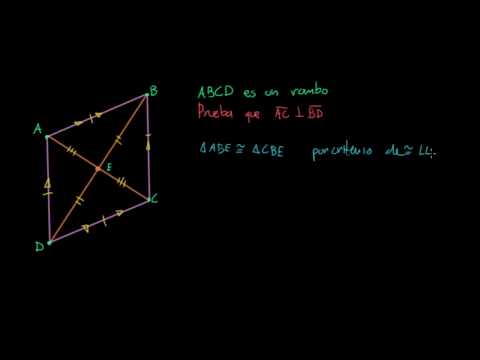Video: ¿Las diagonales del paralelogramo se bisecan entre sí en 90?