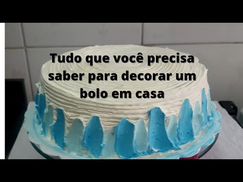 Aqui está o resultado final da decoração do bolo do vídeo anterior