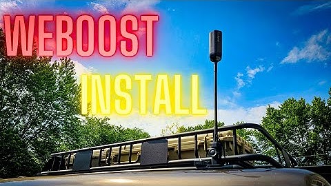 WeBoost Drive Reach Overland Unbox | Install 2020 Ford F250  #overland #overlanding #camping