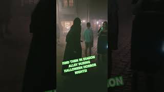 Death Eaters ARRIVE in Diagon Alley During Halloween Horror Nights 2023 #shorts