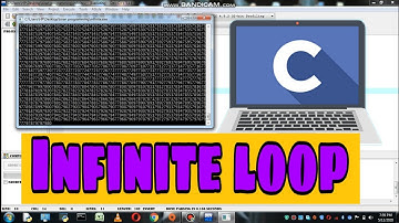How to create infinite loop using C!!