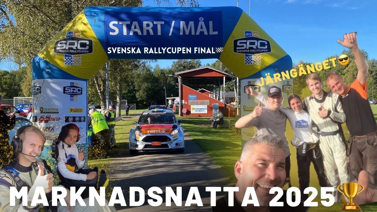 Final i Svenska Rallycupen🏁 Marknadsnatta 2025🏆 