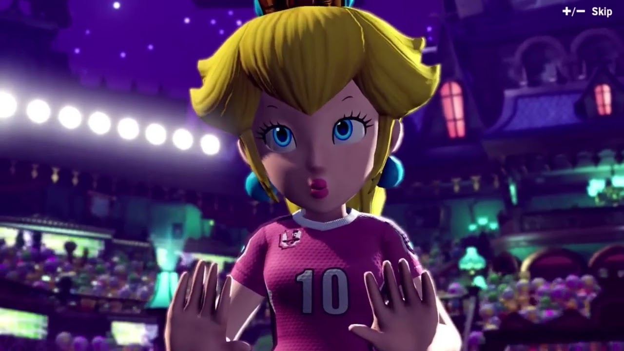 Mario Strikers  Battle League    Peach Character