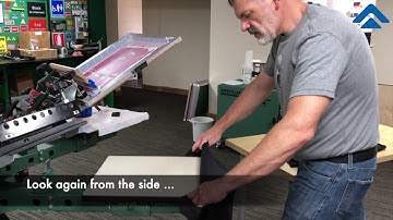 How To Load T-Shirts Onto Your Press | Screen Printing Tips with Douglas Grigar