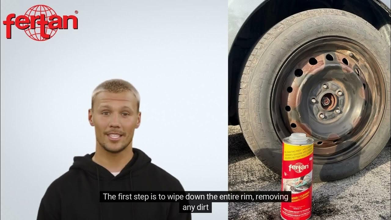 How to remove rust on steel rims? YouTube