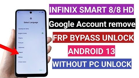 Infinix Smart 8 HD Google Account Remove, Frp/bypass unlock | without PC Android 13 New Trick 