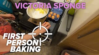 First Person Baking: Victoria Sponge Cake