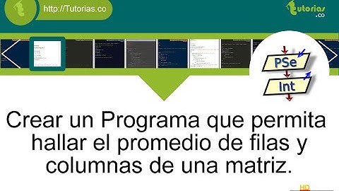 arreglos – pSeint (promedio filas columnas de una matriz)
