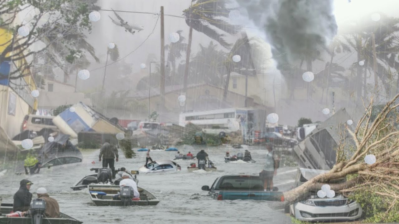 Texas is hit by Tropical Storm Harold today - YouTube