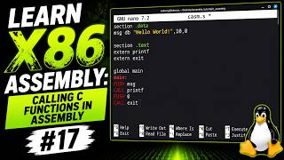 LEARN X86 ASSEMBLY:CALLING C FUNCTIONS IN ASSEMBLY
