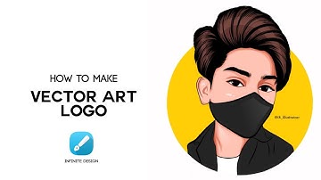 Vector art logo tutorial in mobile(infinite design) |artistck|