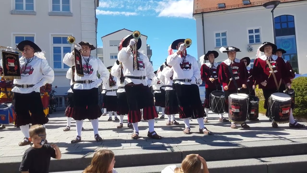 Fanfarenzug Oberzell am 31.08.2025 (55Jahre Fanfarenzug Ostrach)