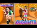 ESCAPANDO DE 100 CAPAS DE CARTÓN CAJA PEQUEÑA VS GIGANTE 😰🪚| Karla Bustillos