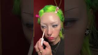 current alt makeup routine #alternativemakeup #makeup #makeuptutorial #makeuplook