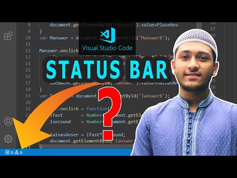 Why to Don't show Visual Studio Code Status Bar?