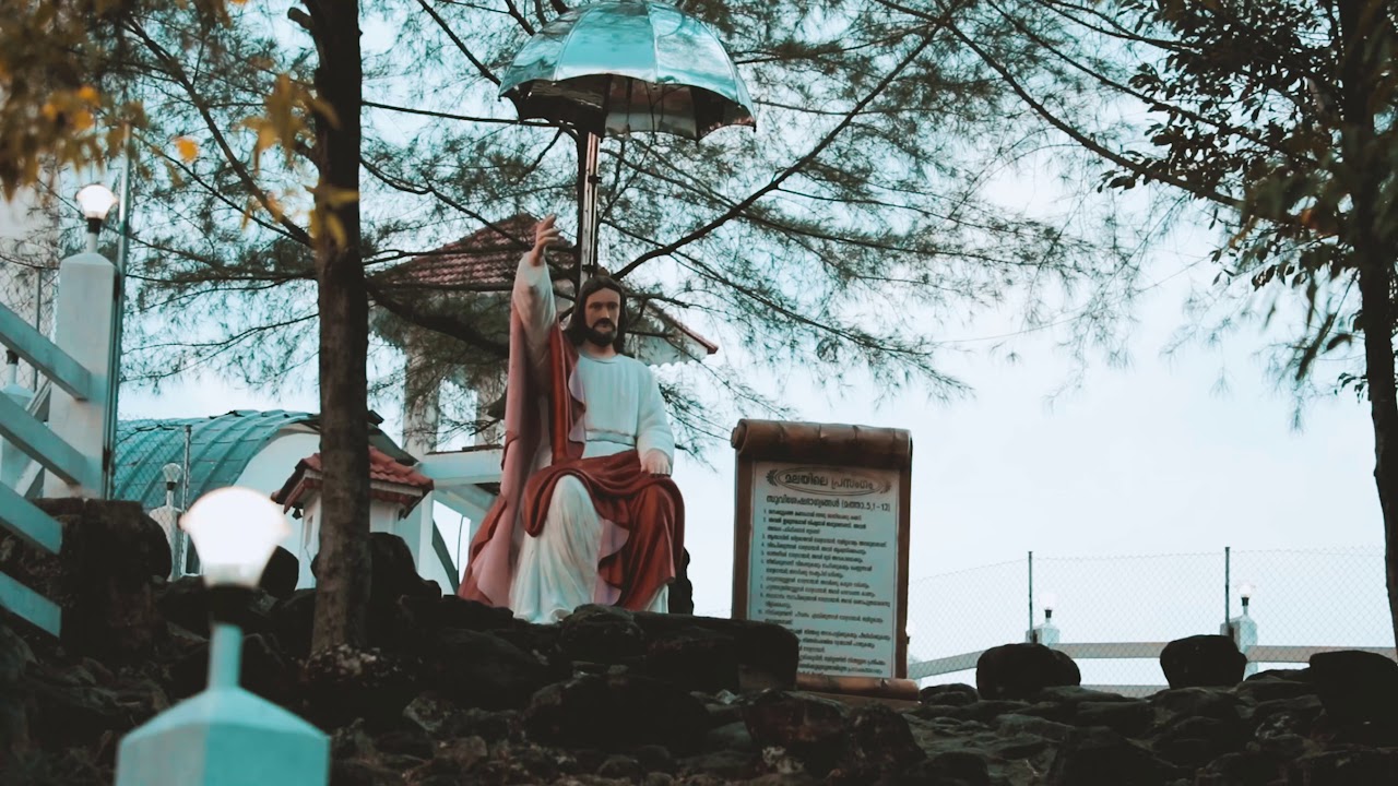 Jesus Christ Free Stock Video 4K | Jesus Statue on Mountain | Free stock Video | Alaine Stocks