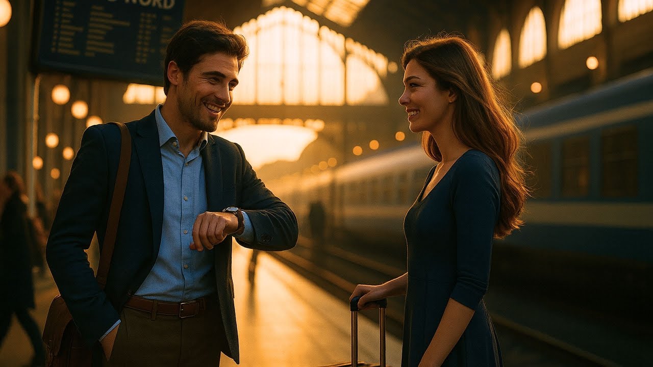 IL A RATÉ SON TRAIN À LA GARE DU NORD, MAIS IL A TROUVÉ L'AMOUR DE SA VIE SUR LE QUAI.