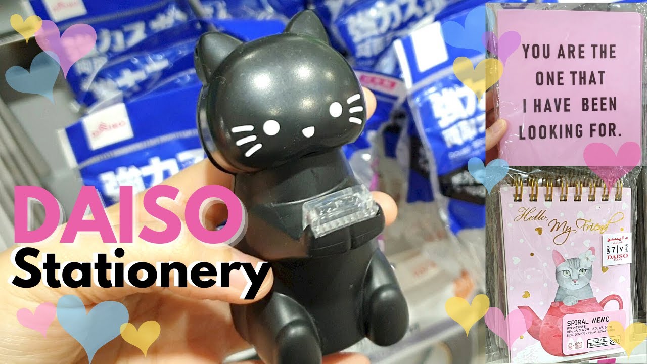 DAISO Stationery Shopping SEPTEMBER 2020 Japanese Dollar Store YouTube