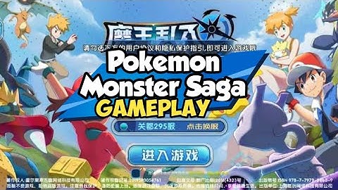 Pokemon Monster Saga:  Pokemon 3d game on Android 2021 Gameplay Walkthrough