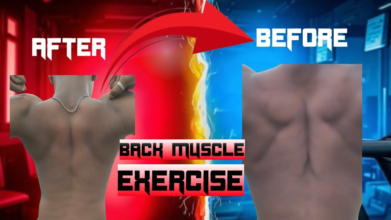 Top 5 Back Muscle Train Excise 💪.... Butterfly On The Back 😱