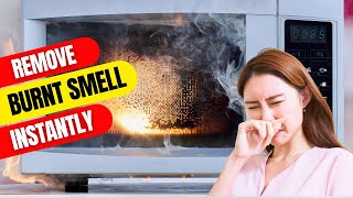 How to Get Burnt Smells Out of A Microwave (Quick Ways)