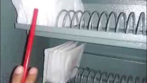 sanitary napkin vending machine video demo