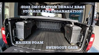 2023 GMC CANYON DENALI REAR STORAGE AND ORGANAZATION