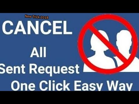 how to cancel all sent friend request on facebook at once 2018 | Manish Sarkar