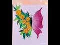 cute and beautiful floral butterfly painting#shortsbeta#shortsfeed#arohisdesk#shorts#oilpastels#art