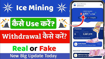 Ice Mining App New Update || Ice Mining App Withdrawal || Ice Mining New Update Today