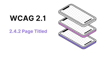 WCAG 2.1 Guideline 2.4.2 Page Titled